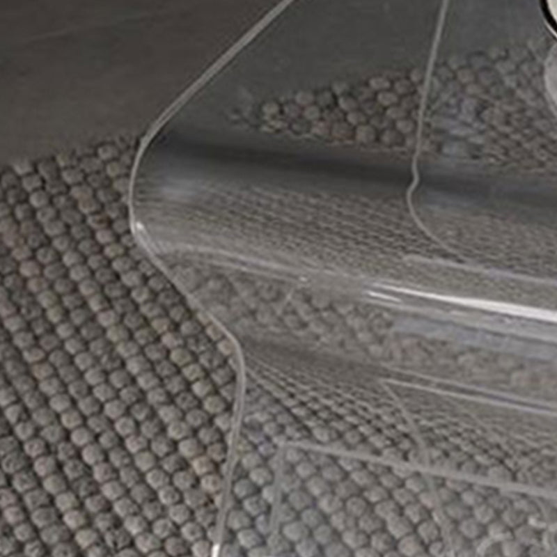 Ultra-Modern Side Table Acrylic Pedestal Accent Side Table for Living Room Clearhalo 'Coffee & Accent Tables' 'End & Side Tables' 'end_side_tables' 'furn' 'furn_end_side_tables' 'Furniture' 'Living Room Furniture' 7162551