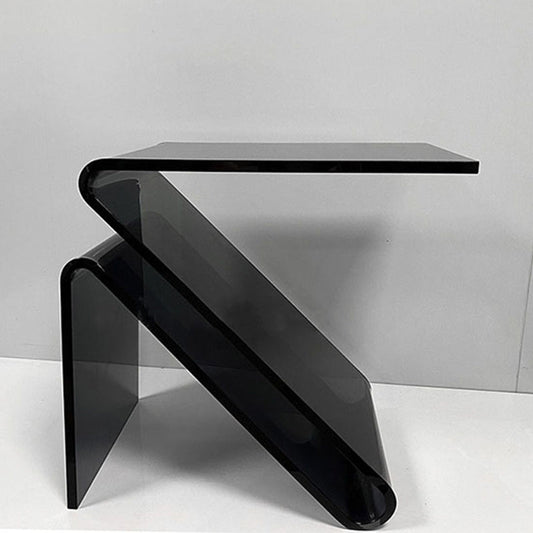 Ultra-Modern Side Table Acrylic Pedestal Accent Side Table for Bedroom Clearhalo 'Coffee & Accent Tables' 'End & Side Tables' 'end_side_tables' 'furn' 'furn_end_side_tables' 'Furniture' 'Living Room Furniture' 7162568