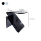 Ultra-Modern Side Table Acrylic Pedestal Accent Side Table for Bedroom Clearhalo 'Coffee & Accent Tables' 'End & Side Tables' 'end_side_tables' 'furn' 'furn_end_side_tables' 'Furniture' 'Living Room Furniture' 7162569