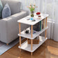 Engineered Wood 4 Legs End Table 2/3-tier Side Table for Living Room Clearhalo 'Coffee & Accent Tables' 'End & Side Tables' 'end_side_tables' 'furn' 'furn_end_side_tables' 'Furniture' 'Living Room Furniture' 7162848