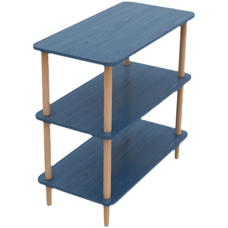 Engineered Wood 4 Legs End Table 2/3-tier Side Table for Living Room Clearhalo 'Coffee & Accent Tables' 'End & Side Tables' 'end_side_tables' 'furn' 'furn_end_side_tables' 'Furniture' 'Living Room Furniture' 7162857