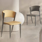 Faux lederen eetkamerstoelen Designer Style Open Back Armloze stoel