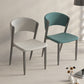 Faux lederen eetkamerstoelen Designer Style Open Back Armloze stoel