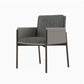 Industrial Upholstered Arm Chair Parsons Dining Room Dining Chair Grey 1 Piece Clearhalo 'Dining Chairs' 'Dining Tables & Seating' 'dining_chair' 'furn' 'furn_dining_chair' 'Furniture' 'Kitchen & Dining Furniture' 7163137