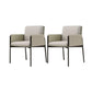 Industrial Upholstered Arm Chair Parsons Dining Room Dining Chair White 2 Piece Set Clearhalo 'Dining Chairs' 'Dining Tables & Seating' 'dining_chair' 'furn' 'furn_dining_chair' 'Furniture' 'Kitchen & Dining Furniture' 7163139