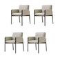 Industrial Upholstered Arm Chair Parsons Dining Room Dining Chair White 4 Piece Set Clearhalo 'Dining Chairs' 'Dining Tables & Seating' 'dining_chair' 'furn' 'furn_dining_chair' 'Furniture' 'Kitchen & Dining Furniture' 7163141