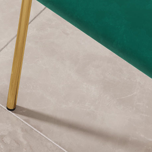 Gestoffeerde eetkamerstoel Glam -stijl Open achterstoel voor de eetkamer