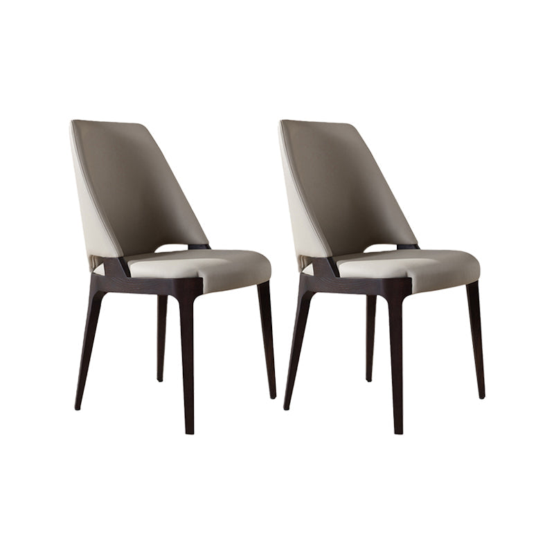 Dining Room Parsons Side Chair Industrial Upholstered Armless Chair 2 Piece Set Clearhalo 'Dining Chairs' 'Dining Tables & Seating' 'dining_chair' 'furn' 'furn_dining_chair' 'Furniture' 'Kitchen & Dining Furniture' 7163244