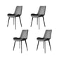 Industrial Upholstered Armless Chair Dining Room Parsons Side Chair