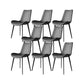 Industrial Upholstered Armless Chair Dining Room Parsons Side Chair