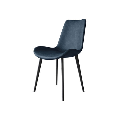 Industrial Upholstered Armless Chair Dining Room Parsons Side Chair