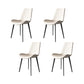 Industrial Upholstered Armless Chair Dining Room Parsons Side Chair