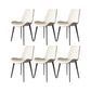 Industrial Upholstered Armless Chair Dining Room Parsons Side Chair