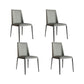 Industrial Upholstered Armless Chair Kitchen Parsons Dining Chair