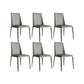 Industrial Upholstered Armless Chair Kitchen Parsons Dining Chair