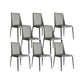 Industrial Upholstered Armless Chair Kitchen Parsons Dining Chair