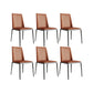Industrial Upholstered Armless Chair Kitchen Parsons Dining Chair