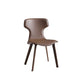 Contemporary Faux Leather Armless Chair Home Metal Dining Chair