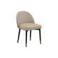 Nordic Kitchen Dining Chairs Faux Leather Parsons Armless Chair