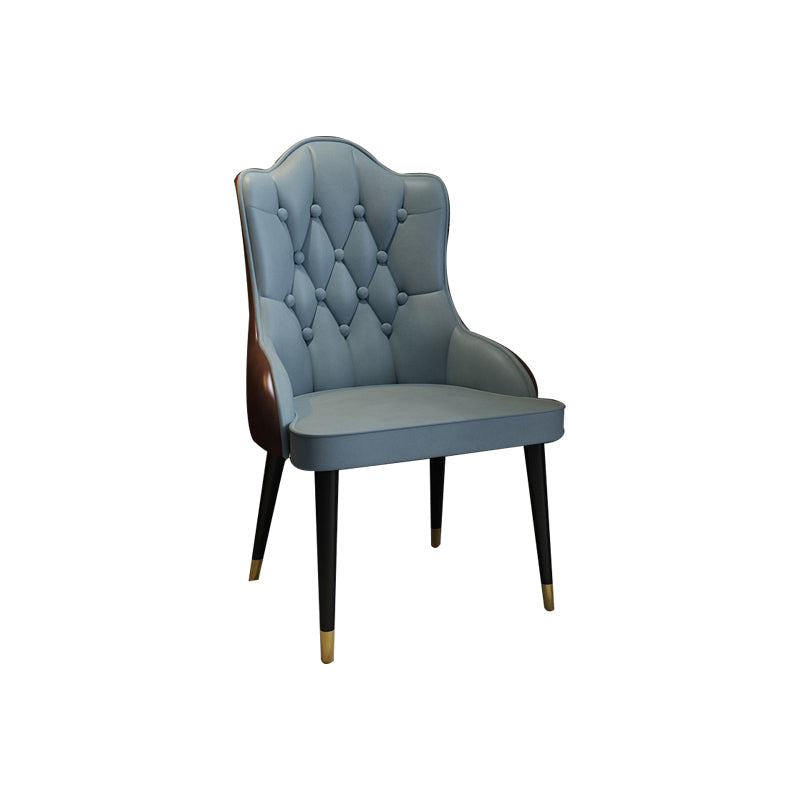 房ドパーソンズチェアインダストリアルキッチンダイニングチェアが金属製の脚