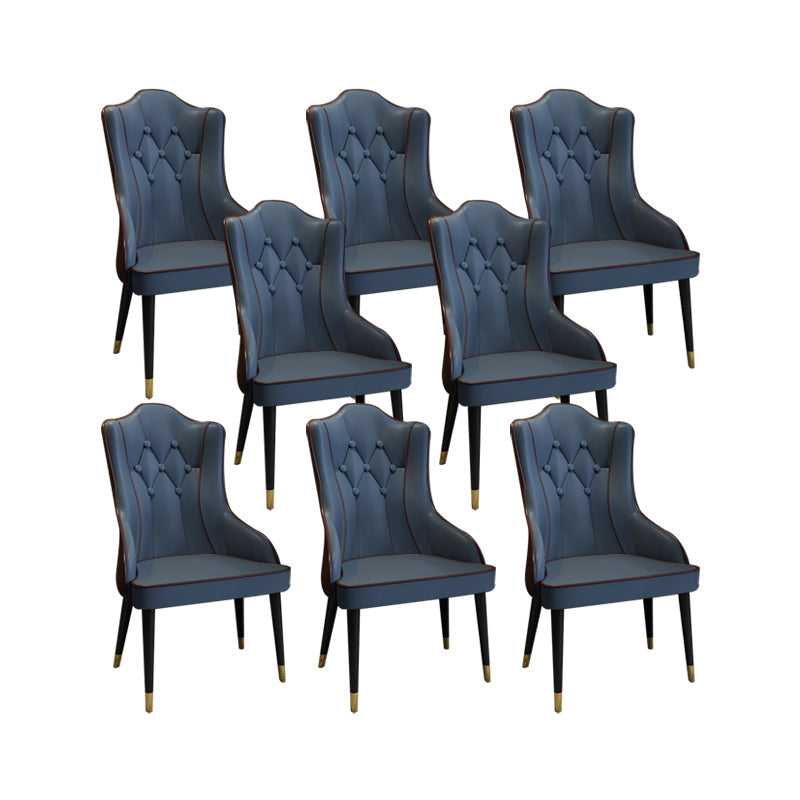 房ドパーソンズチェアインダストリアルキッチンダイニングチェアが金属製の脚