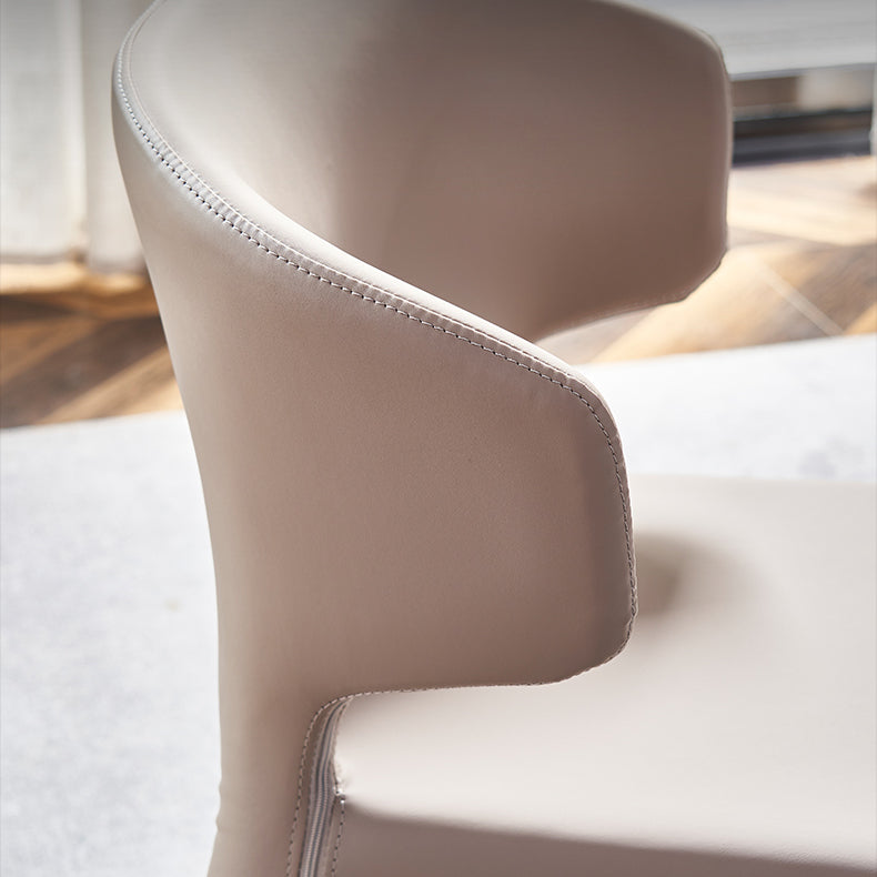 Faux Leather Dining Chairs Industrial Wingback Side Chair for Dining Room Clearhalo 'Dining Chairs' 'Dining Tables & Seating' 'dining_chair' 'furn' 'furn_dining_chair' 'Furniture' 'Kitchen & Dining Furniture' 7163504