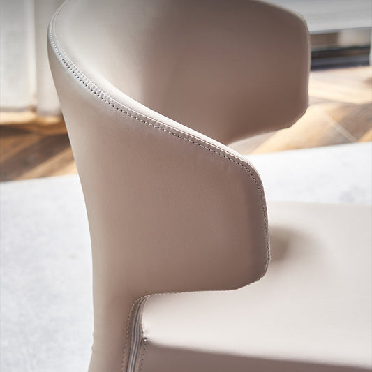 Faux Leather Dining Chairs Industrial Wingback Side Chair for Dining Room Clearhalo 'Dining Chairs' 'Dining Tables & Seating' 'dining_chair' 'furn' 'furn_dining_chair' 'Furniture' 'Kitchen & Dining Furniture' 7163504