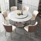 Faux Leather Dining Chairs Modern Parsons Armless Chair for Dining Room