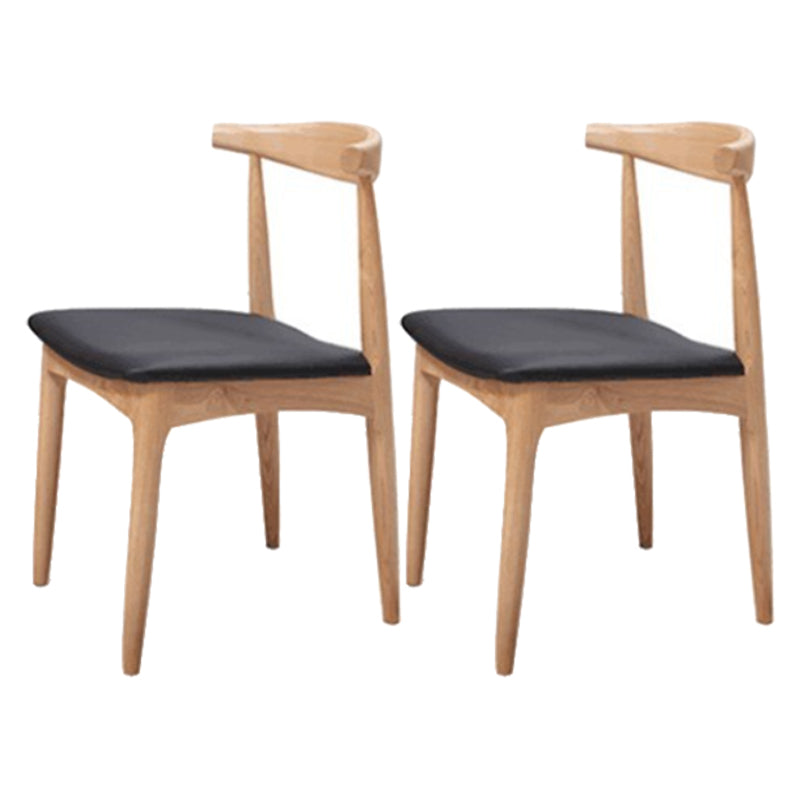 1/2/5 Pcs Solid Wood Dinette Set Industrial Style Dining Set with Rectangle Table 2 Wood Chairs Clearhalo 'Dining Room Sets' 'Dining Tables & Seating' 'dining_room_set' 'furn' 'furn_dining_room_set' 'Furniture' 'Kitchen & Dining Furniture' 7163705