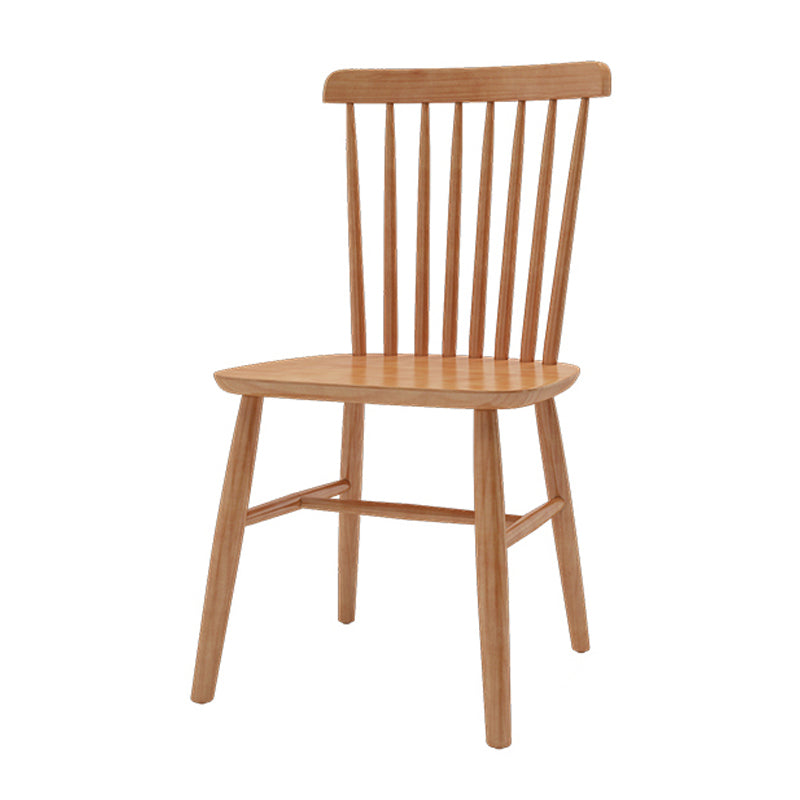 1/7 Pcs Solid Wood Dining Set Modern Rectangle Table Dining Set with Windsor Chairs 1 Wood Chair Clearhalo 'Dining Room Sets' 'Dining Tables & Seating' 'dining_room_set' 'furn' 'furn_dining_room_set' 'Furniture' 'Kitchen & Dining Furniture' 7163746