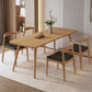 Solid Wood Furniture with Chairs 1/2/3/5 Pcs Modern Dinette Set for Home Use 5 Pieces: Table, 4 Black Chairs Clearhalo 'Dining Room Sets' 'Dining Tables & Seating' 'dining_room_set' 'furn' 'furn_dining_room_set' 'Furniture' 'Kitchen & Dining Furniture' 7163762