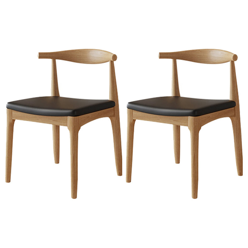 Solid Wood Furniture with Chairs 1/2/3/5 Pcs Modern Dinette Set for Home Use 2 Black Chairs Clearhalo 'Dining Room Sets' 'Dining Tables & Seating' 'dining_room_set' 'furn' 'furn_dining_room_set' 'Furniture' 'Kitchen & Dining Furniture' 7163766