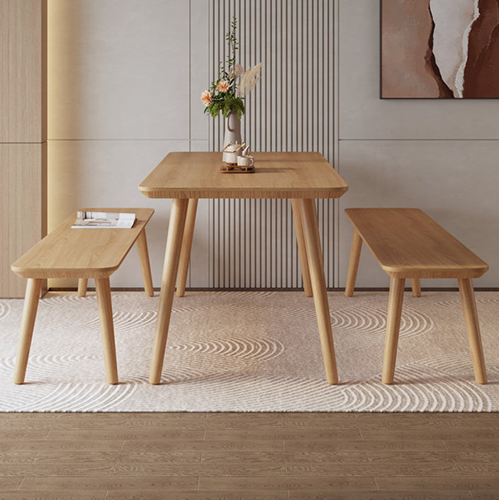 Solid Wood Furniture with Chairs 1/2/3/5 Pcs Modern Dinette Set for Home Use Clearhalo 'Dining Room Sets' 'Dining Tables & Seating' 'dining_room_set' 'furn' 'furn_dining_room_set' 'Furniture' 'Kitchen & Dining Furniture' 7163774