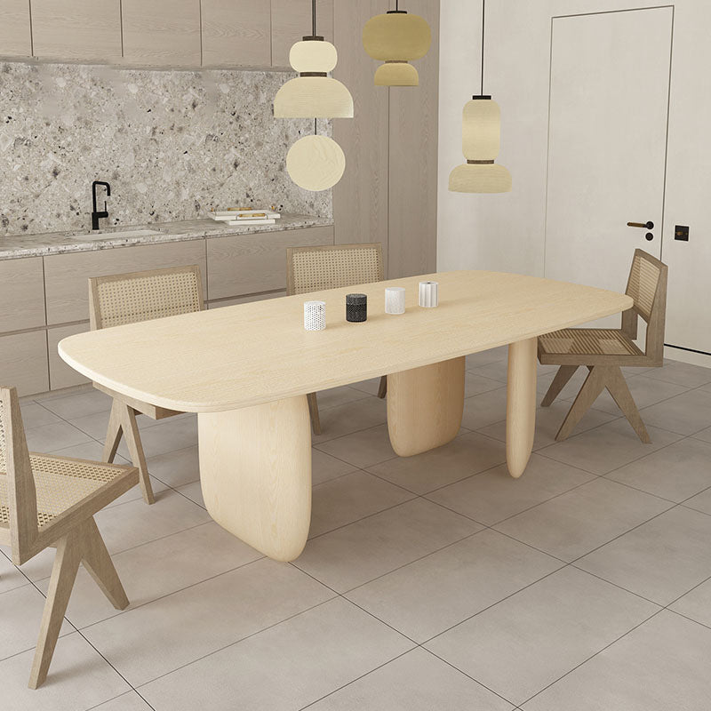 Solid Wood Furniture with Chairs 1/2/4/5 Pcs Modern Dinette Set for Home Use Clearhalo 'Dining Room Sets' 'Dining Tables & Seating' 'dining_room_set' 'furn' 'furn_dining_room_set' 'Furniture' 'Kitchen & Dining Furniture' 7163788
