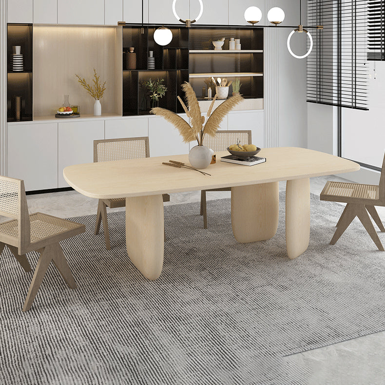 Solid Wood Furniture with Chairs 1/2/4/5 Pcs Modern Dinette Set for Home Use Clearhalo 'Dining Room Sets' 'Dining Tables & Seating' 'dining_room_set' 'furn' 'furn_dining_room_set' 'Furniture' 'Kitchen & Dining Furniture' 7163797