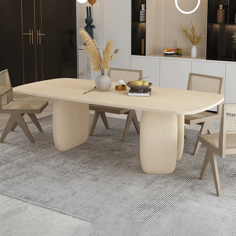 Solid Wood Furniture with Chairs 1/2/4/5 Pcs Modern Dinette Set for Home Use Clearhalo 'Dining Room Sets' 'Dining Tables & Seating' 'dining_room_set' 'furn' 'furn_dining_room_set' 'Furniture' 'Kitchen & Dining Furniture' 7163798