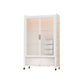 Glass Combination Armoire Modern Style Wardrobe Cabinet for Home