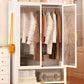Glass Combination Armoire Modern Style Wardrobe Cabinet for Home
