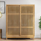 Modern Pine Solid Wood Wardrobe Freestanding Multifunctional Wardrobe Armoire Clearhalo 'Armoires & Wardrobes' 'armoires_wardrobes' 'Bedroom Furniture' 'furn' 'furn_armoires_wardrobes' 'Furniture' 7163855