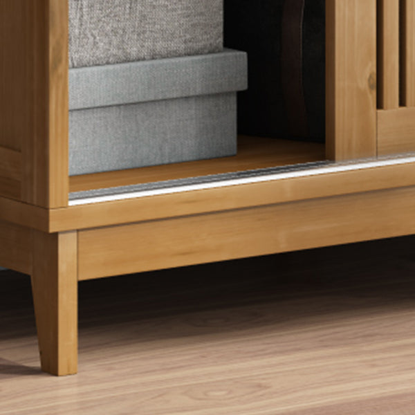 Modern Pine Solid Wood Wardrobe Freestanding Multifunctional Wardrobe Armoire Clearhalo 'Armoires & Wardrobes' 'armoires_wardrobes' 'Bedroom Furniture' 'furn' 'furn_armoires_wardrobes' 'Furniture' 7163857