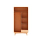 Freestanding Solid Wood Wardrobe Modern Wardrobe with Legs in Natural Armoire 39"L x 24"W x 77"H 3 Clearhalo 'Armoires & Wardrobes' 'armoires_wardrobes' 'Bedroom Furniture' 'furn' 'furn_armoires_wardrobes' 'Furniture' 7163865