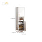 Modern Wood Freestanding Wardrobe Multifunctional Wardrobe with Hinged Door