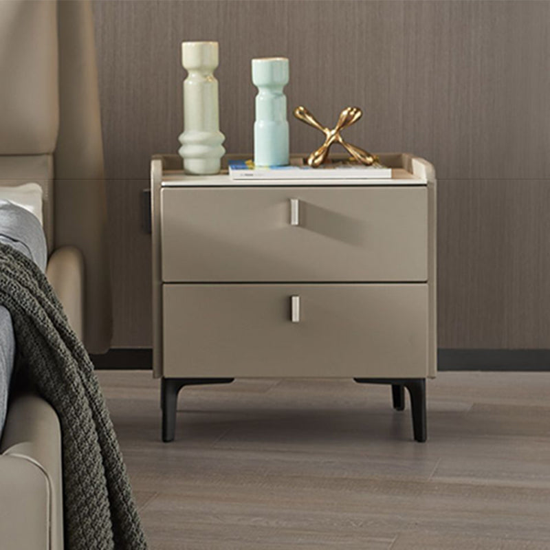 Contemporary Bedside Cabinet Stone Bed Nightstand with Drawers Clearhalo 'Bedroom Furniture' 'furn' 'furn_night_stand' 'Furniture' 'night_stand' 'Nightstands' 7164211