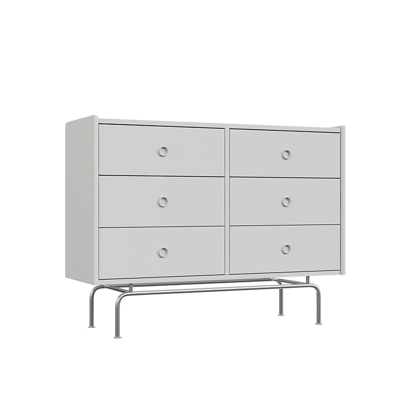 Ultra Modern Storage Chest Dresser Wooden Dresser with Drawers 47"L x 16"W x 32"H White Clearhalo 'Bedroom Furniture' 'Dressers & Chests' 'dressers_chests' 'furn' 'furn_dressers_chests' 'Furniture' 7166775