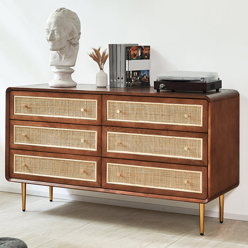 Solid Wood Storage Chest Dresser Traditional Chest for Bedroom Clearhalo 'Bedroom Furniture' 'Dressers & Chests' 'dressers_chests' 'furn' 'furn_dressers_chests' 'Furniture' 7166783