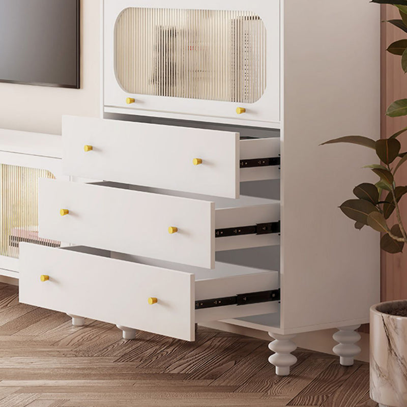 Klassieke Glam opbergkast van hout met 3 lades