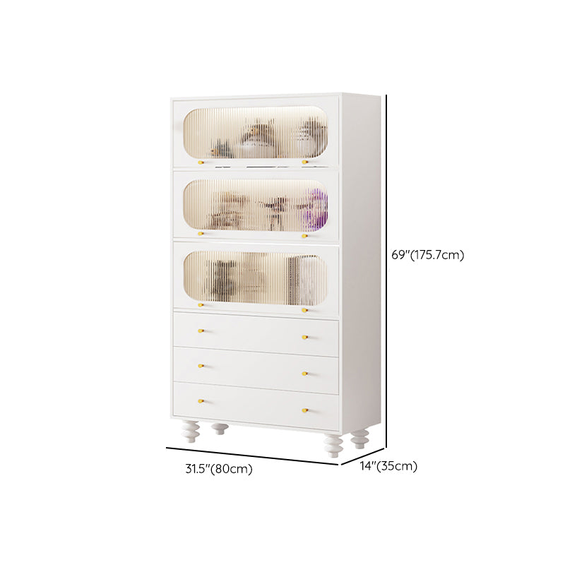 Klassieke Glam opbergkast van hout met 3 lades