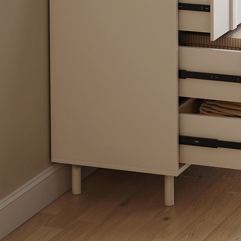 Cómoda cómoda de almacenamiento contemporánea, cómoda de madera para dormitorio