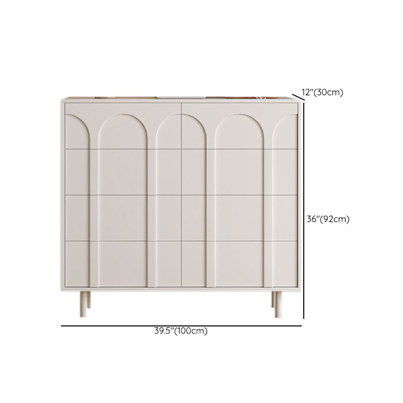 Cómoda cómoda de almacenamiento contemporánea, cómoda de madera para dormitorio