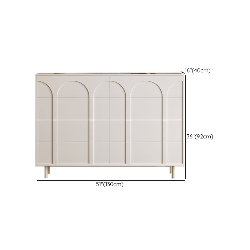 Cómoda cómoda de almacenamiento contemporánea, cómoda de madera para dormitorio